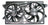 APDI 6018135 Dual Radiator and Condenser Fan Assembly
