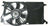 APDI 6028121 Dual Radiator and Condenser Fan Assembly