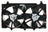 APDI 6029143 Dual Radiator and Condenser Fan Assembly