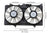 APDI 6034127 Dual Radiator and Condenser Fan Assembly