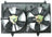 APDI 6036101 Dual Radiator and Condenser Fan Assembly