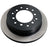 ADVICS A6R045U Disc Brake Rotor - Rear