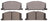 ADVICS AD0242 Disc Brake Pad Set - Front