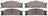 ADVICS AD0333 Disc Brake Pad Set - Front