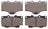 ADVICS AD0436 Disc Brake Pad Set - Front