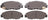 ADVICS AD0465B Disc Brake Pad Set - Front