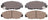 ADVICS AD0465 Disc Brake Pad Set - Front