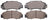 ADVICS AD0503 Disc Brake Pad Set - Front
