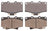 ADVICS AD0611 Disc Brake Pad Set - Front