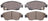 ADVICS AD0621 Disc Brake Pad Set - Front