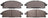 ADVICS AD0691 Disc Brake Pad Set - Front