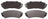 ADVICS AD0773 Disc Brake Pad Set - Rear