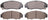 ADVICS AD0787 Disc Brake Pad Set - Front