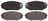 ADVICS AD0793 Disc Brake Pad Set - Front