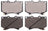 ADVICS AD0812 Disc Brake Pad Set - Front