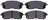 ADVICS AD0815A Disc Brake Pad Set - Front