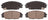 ADVICS AD0829 Disc Brake Pad Set - Front