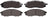 ADVICS AD0830 Disc Brake Pad Set - Front