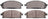 ADVICS AD0855 Disc Brake Pad Set - Front
