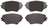 ADVICS AD0862 Disc Brake Pad Set - Front