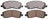 ADVICS AD0866 Disc Brake Pad Set - Front