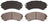 ADVICS AD0867 Disc Brake Pad Set - Front