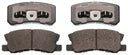 ADVICS AD0868 Disc Brake Pad Set - Rear