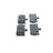 ADVICS AD0871 Disc Brake Pad Set - Rear