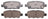 ADVICS AD0905 Disc Brake Pad Set - Rear