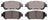 ADVICS AD0906 Disc Brake Pad Set - Front