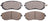 ADVICS AD0929A Disc Brake Pad Set - Front