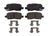ADVICS AD0999 Disc Brake Pad Set - Rear