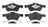 ADVICS AD1047B Disc Brake Pad Set - Front