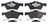ADVICS AD1047C Disc Brake Pad Set - Front