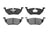 ADVICS AD1055 Disc Brake Pad Set - Rear