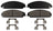 ADVICS AD1058 Disc Brake Pad Set - Front