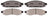 ADVICS AD1063 Disc Brake Pad Set - Front