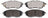ADVICS AD1078 Disc Brake Pad Set - Front