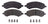 ADVICS AD1084 Disc Brake Pad Set - Front