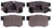 ADVICS AD1086 Disc Brake Pad Set - Rear