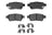 ADVICS AD1088 Disc Brake Pad Set - Rear