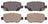 ADVICS AD1090 Disc Brake Pad Set - Rear