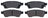 ADVICS AD1100 Disc Brake Pad Set - Rear