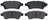 ADVICS AD1101 Disc Brake Pad Set - Rear