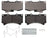 ADVICS AD1119 Disc Brake Pad Set - Front