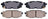 ADVICS AD1124 Disc Brake Pad Set - Rear