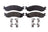 ADVICS AD1158 Disc Brake Pad Set - Front