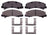ADVICS AD1159 Disc Brake Pad Set - Front