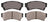 ADVICS AD1164 Disc Brake Pad Set - Front