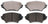 ADVICS AD1179 Disc Brake Pad Set - Front